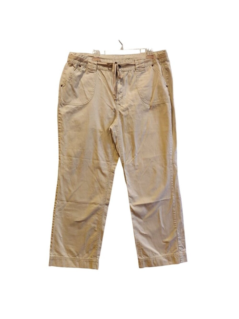 Venezia Khaki Womens 18 Tan  Cotton drawstring outdoor casual business gorpcre